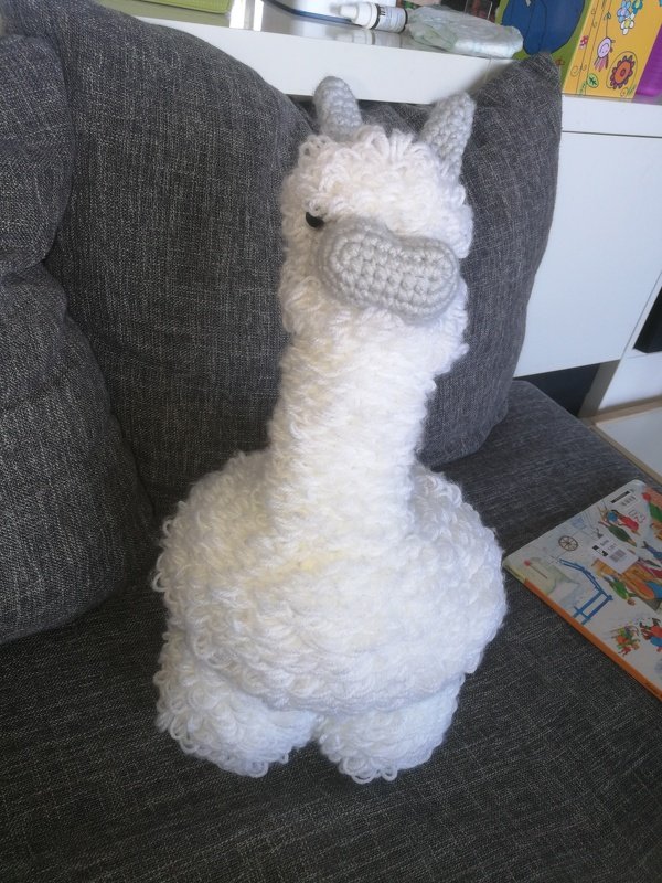 Häkelanleitung Wilma das Alpaka (35 cm hoch)