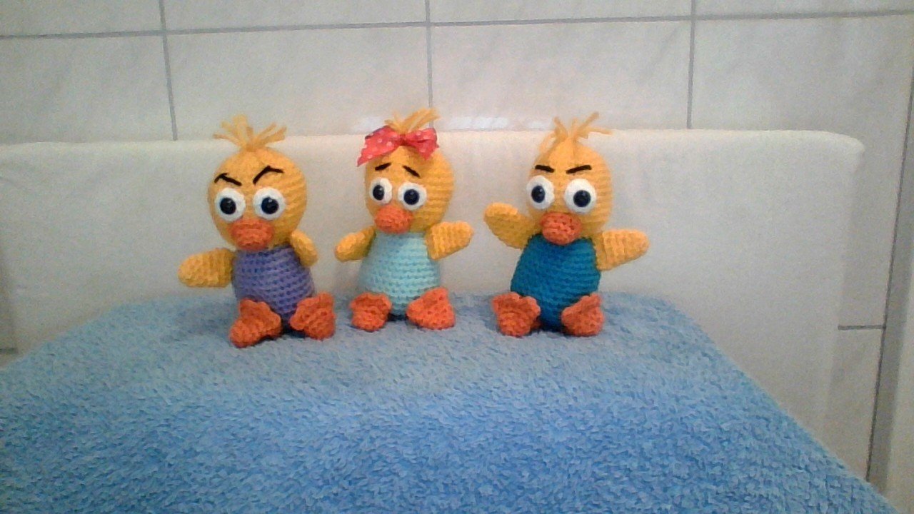 Häkelanleitung - Die kleine Kükenbande