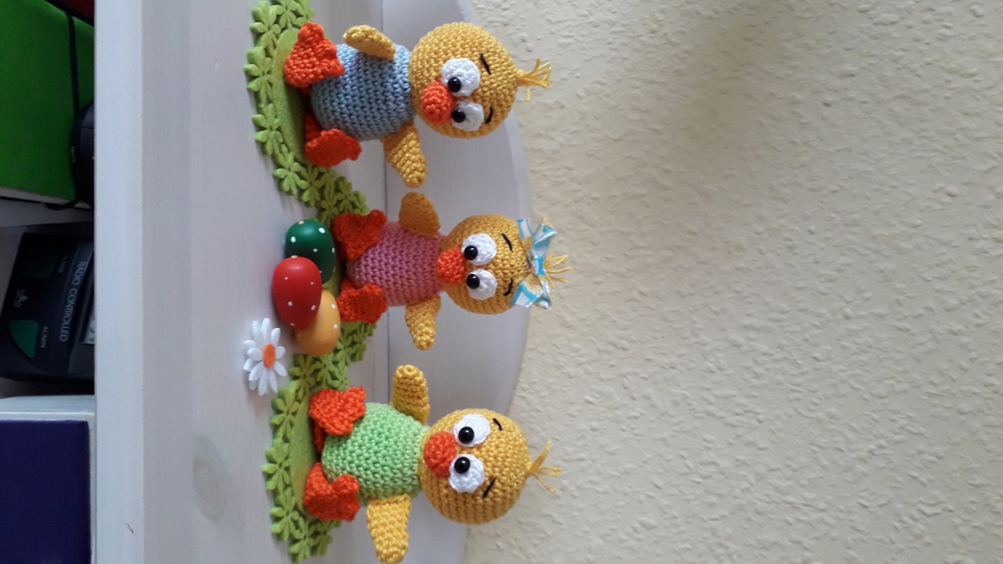 Häkelanleitung - Die kleine Kükenbande