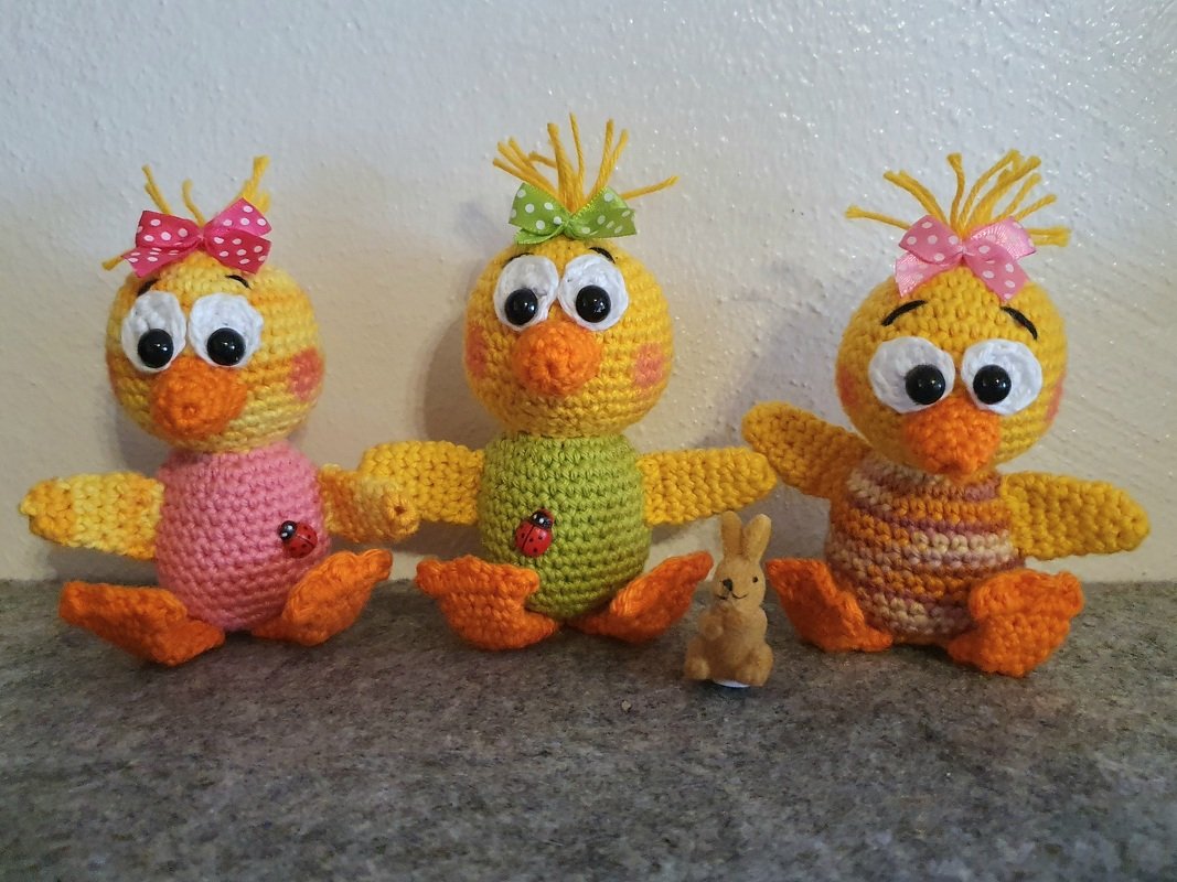 Häkelanleitung - Die kleine Kükenbande