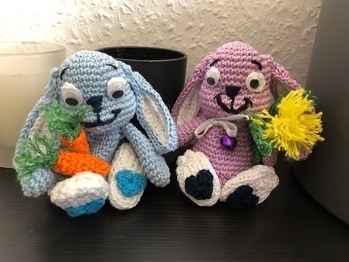 Die Hasen sind für meine Verhältnisse sehr schön, dank der hervorragenden Anleitung, geworden.