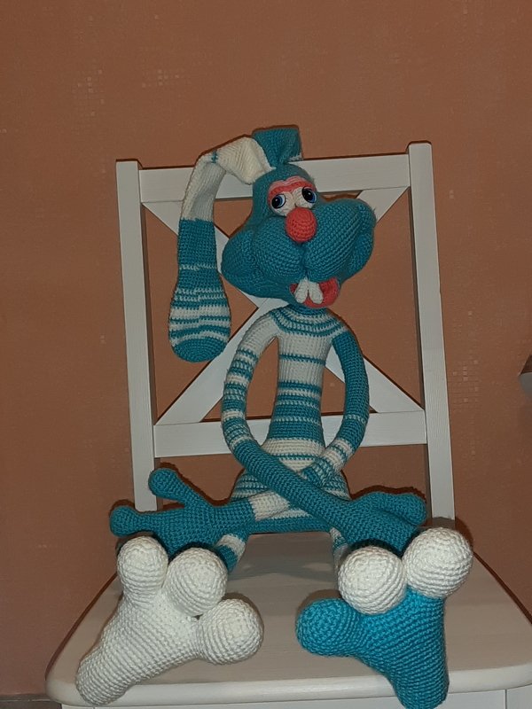 121DE Häkelanleitung Amigurumi Schickimicki-Hase - PDF Pertseva CP