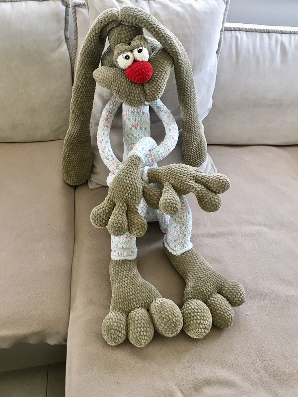 121DE Häkelanleitung Amigurumi Schickimicki-Hase - PDF Pertseva CP