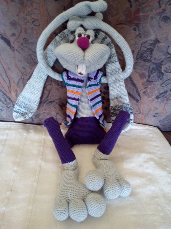 121DE Häkelanleitung Amigurumi Schickimicki-Hase - PDF Pertseva CP