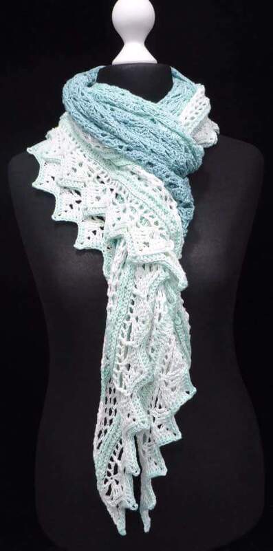 frozen MESH  - ein wunderschönes Tuch für harmonische Farben - auch für Anfänger!