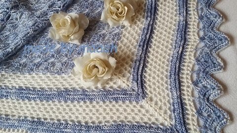 frozen MESH  - ein wunderschönes Tuch für harmonische Farben - auch für Anfänger!