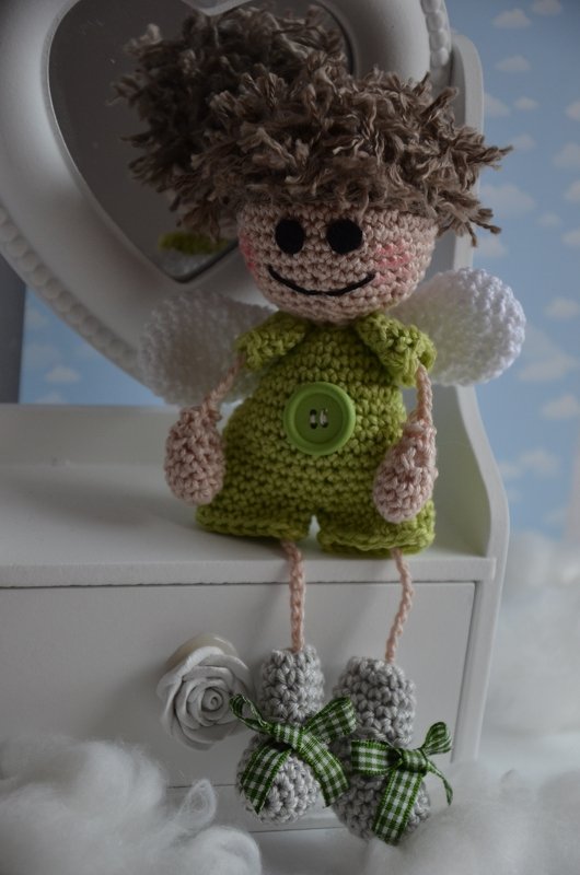 Schutzengelchen Jungs -- Häkelanleitung von Haekelkeks®