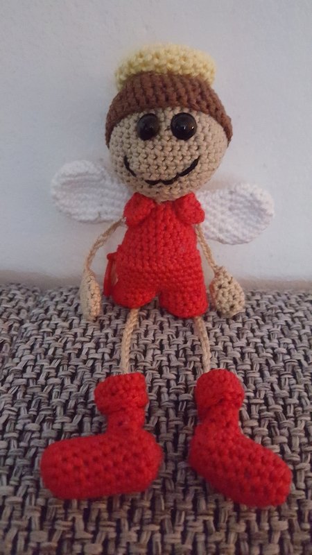 Schutzengelchen Jungs -- Häkelanleitung von Haekelkeks®