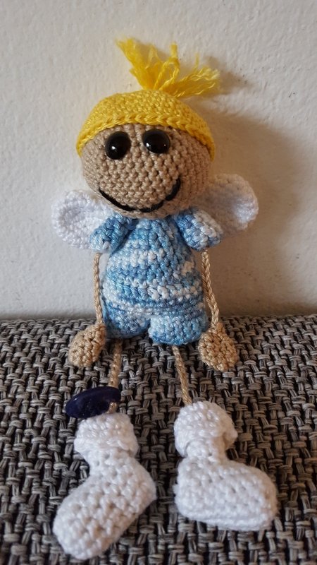 Schutzengelchen Jungs -- Häkelanleitung von Haekelkeks®