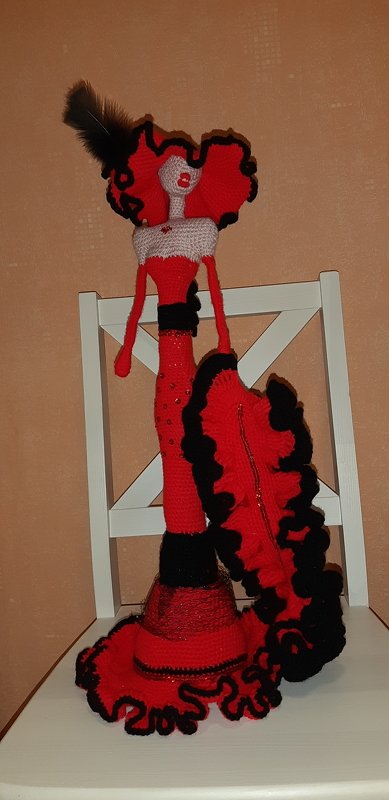 032DE Häkelanleitung Pariserin - Amigurumi PDF Pertseva CP