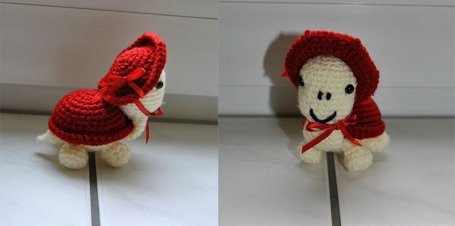 E-Book - Häkelanleitung - Minischildi - Schildkröte