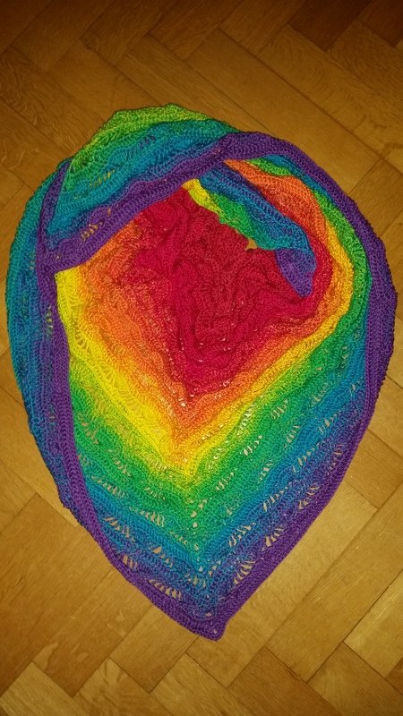 Häkelanleitung Dreieckstuch "Nici"