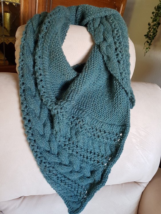 Knitting pattern shawl &quot;Cozy Winter&quot;