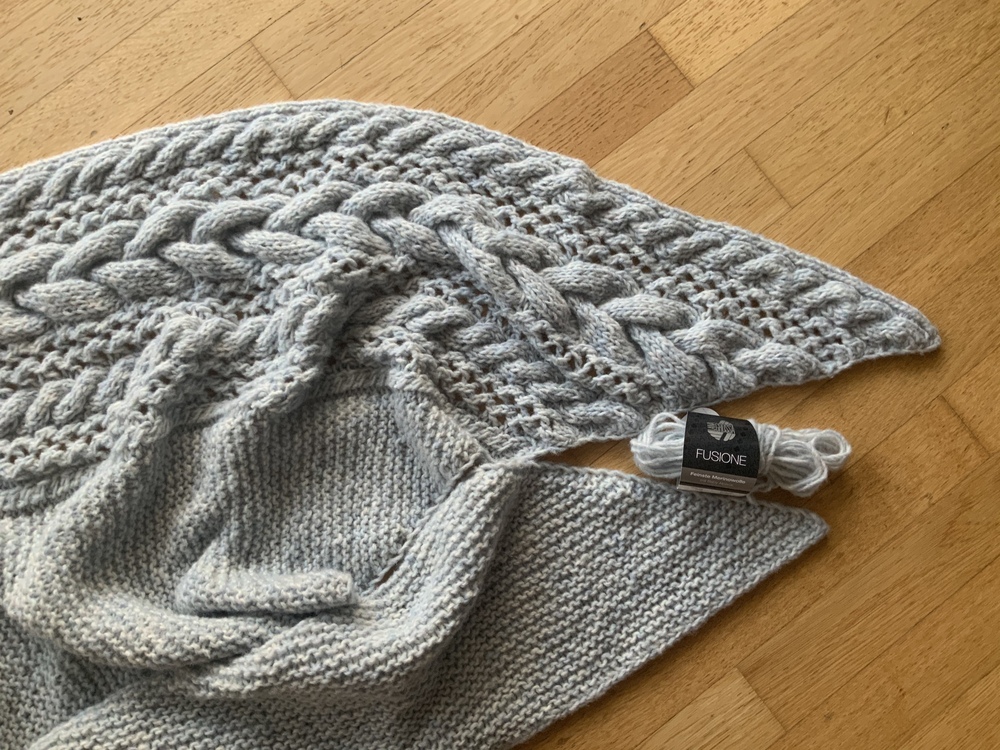 Knitting pattern shawl &quot;Cozy Winter&quot;