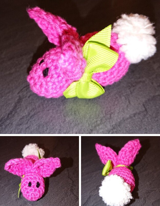 Häkelanleitung Bunte Häschen