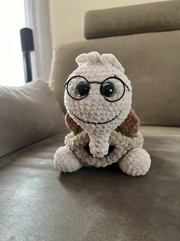 Turtle with umbrella -- Crochet Pattern by Haekelkeks®