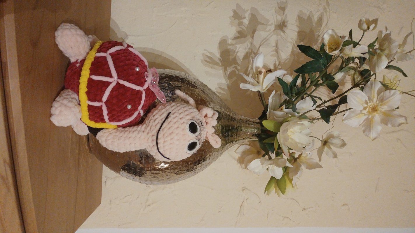 Turtle with umbrella -- Crochet Pattern by Haekelkeks®