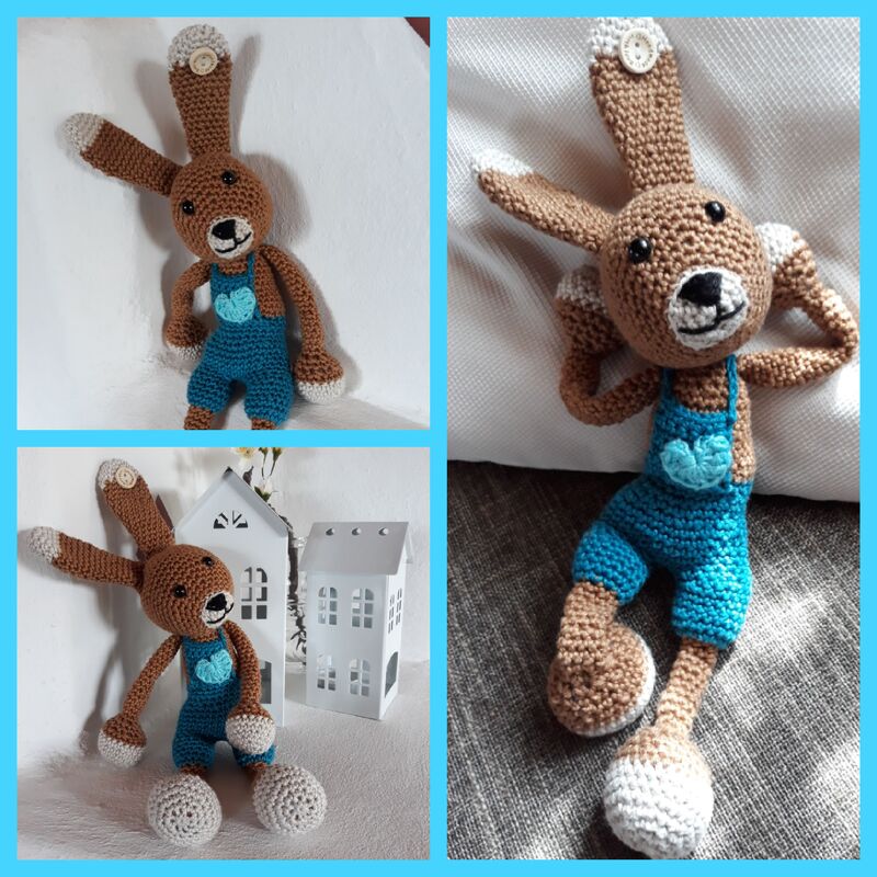 Engel Josi mit Herz + Hase FRED im Set