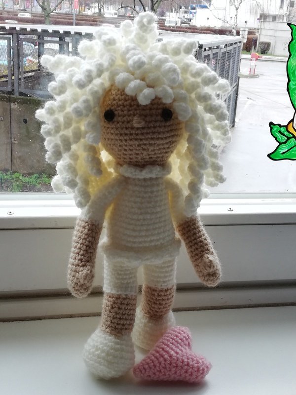 Engel Josi mit Herz + Hase FRED im Set