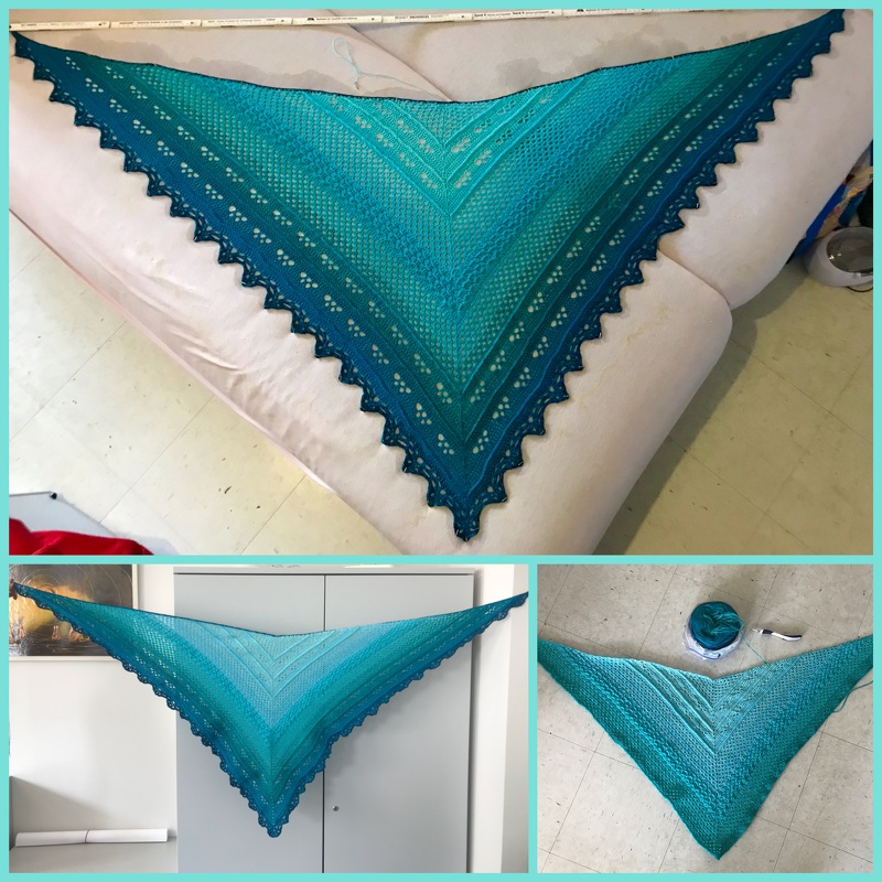 Häkelanleitung Dreieckstuch " Atlantik"