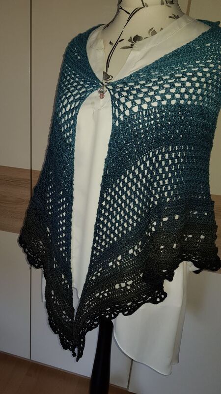 Häkelanleitung Dreieckstuch " Atlantik"