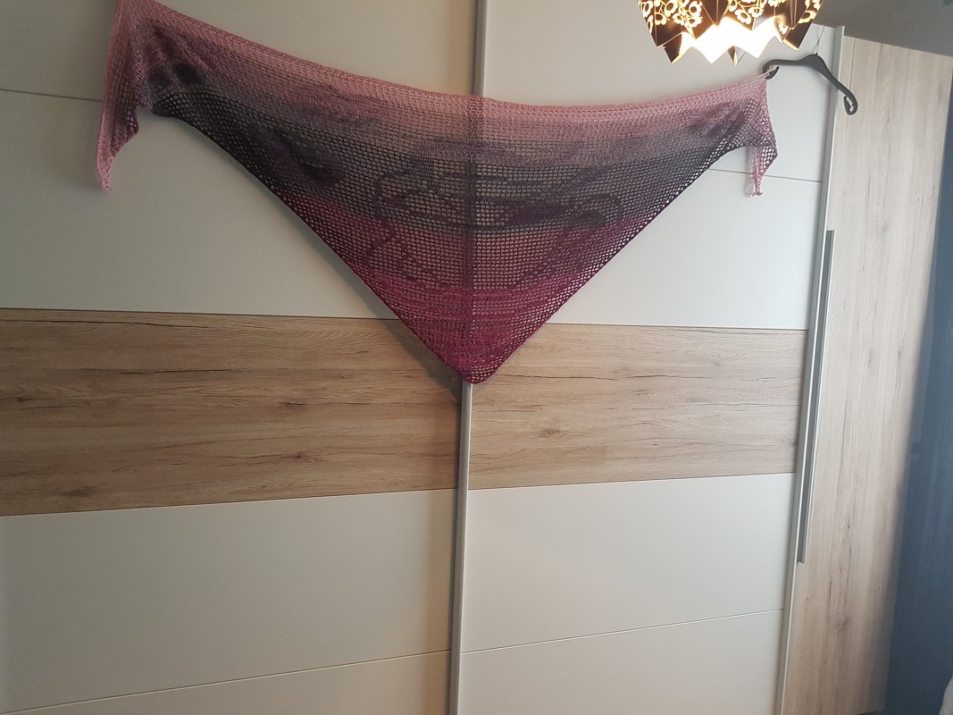 Motivtuch "Kaffee Pause", Häkelanleitung