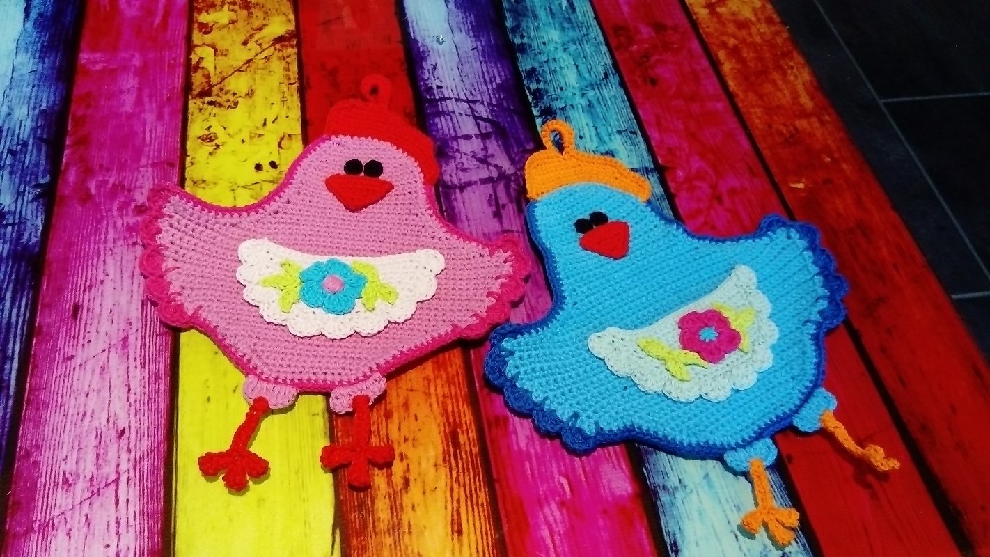 067DE Häkelanleitung Frau Huhn - PDF Zabelina CP