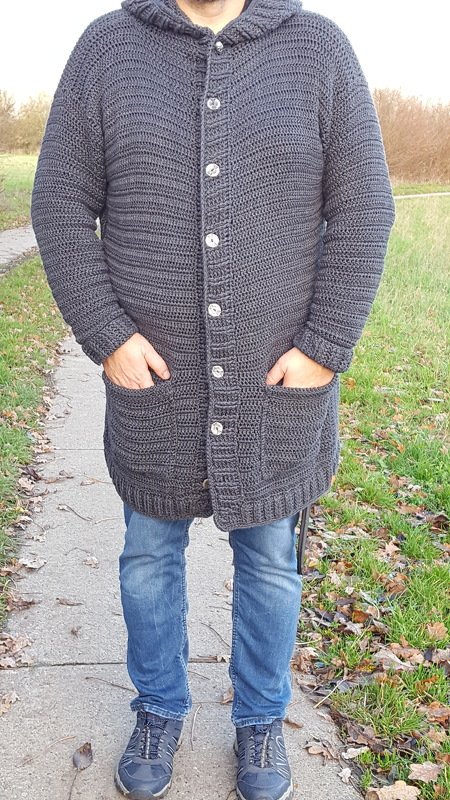 Häkelanleitung Jacke "Kjer" - alle Größen