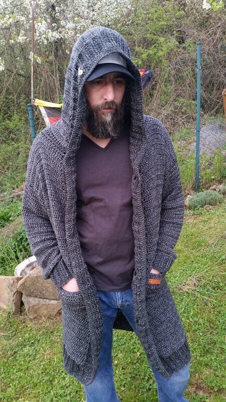 Häkelanleitung Jacke "Kjer" - alle Größen