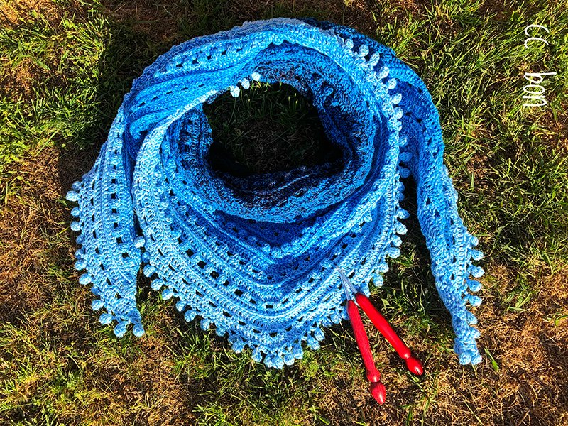 Crochet pattern Coron shawl