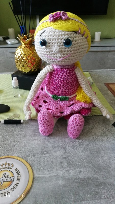 Häkelanleitung Puppen Blumenmädchen Romy und Leni