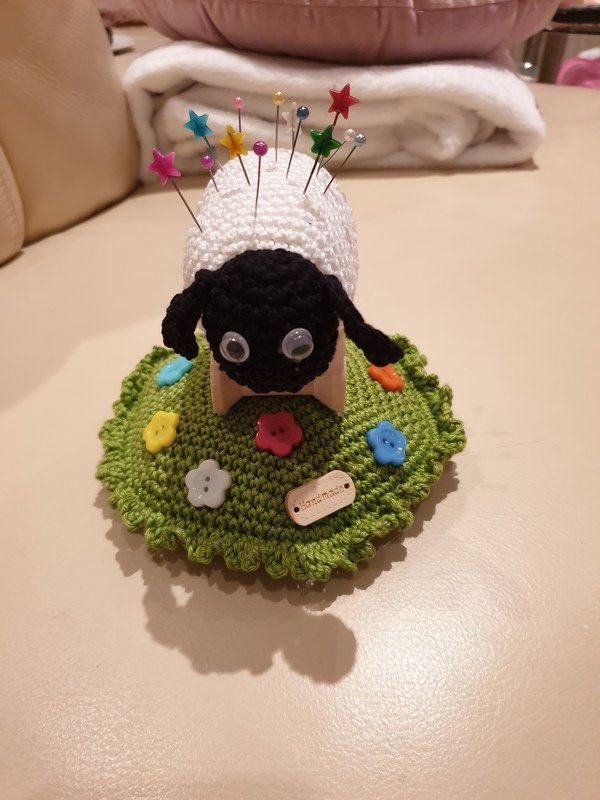 Häkelanleitung Nadelkissen Schafe - PDF Datei