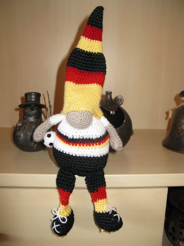 Kantenhocker Wichtel Fußball Bundesliga oder WM Vatertag Autodeko