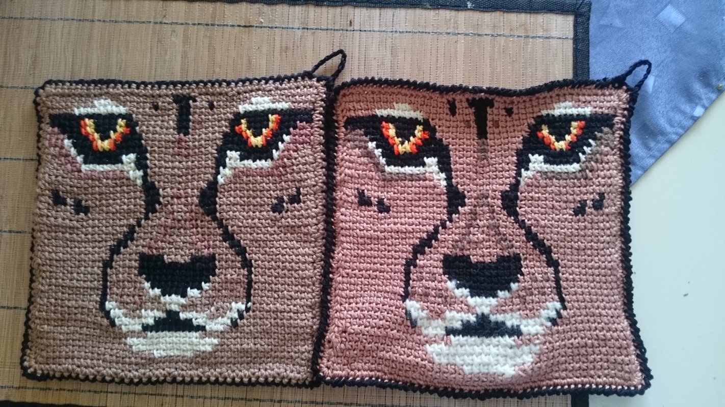 Häkelanleitung Topflappen "Wild-Life"