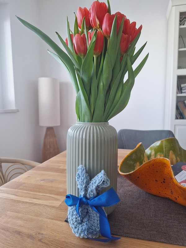 Strickanleitung - Spültuch | Waschlappen | Topflappen - Hase