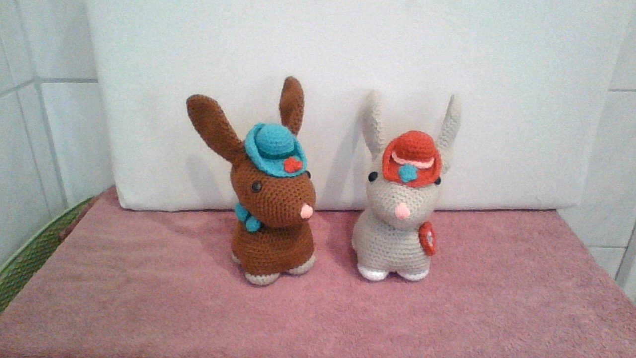 Bunnies Hugo and Hetti - Amigurumi Crochet Pattern