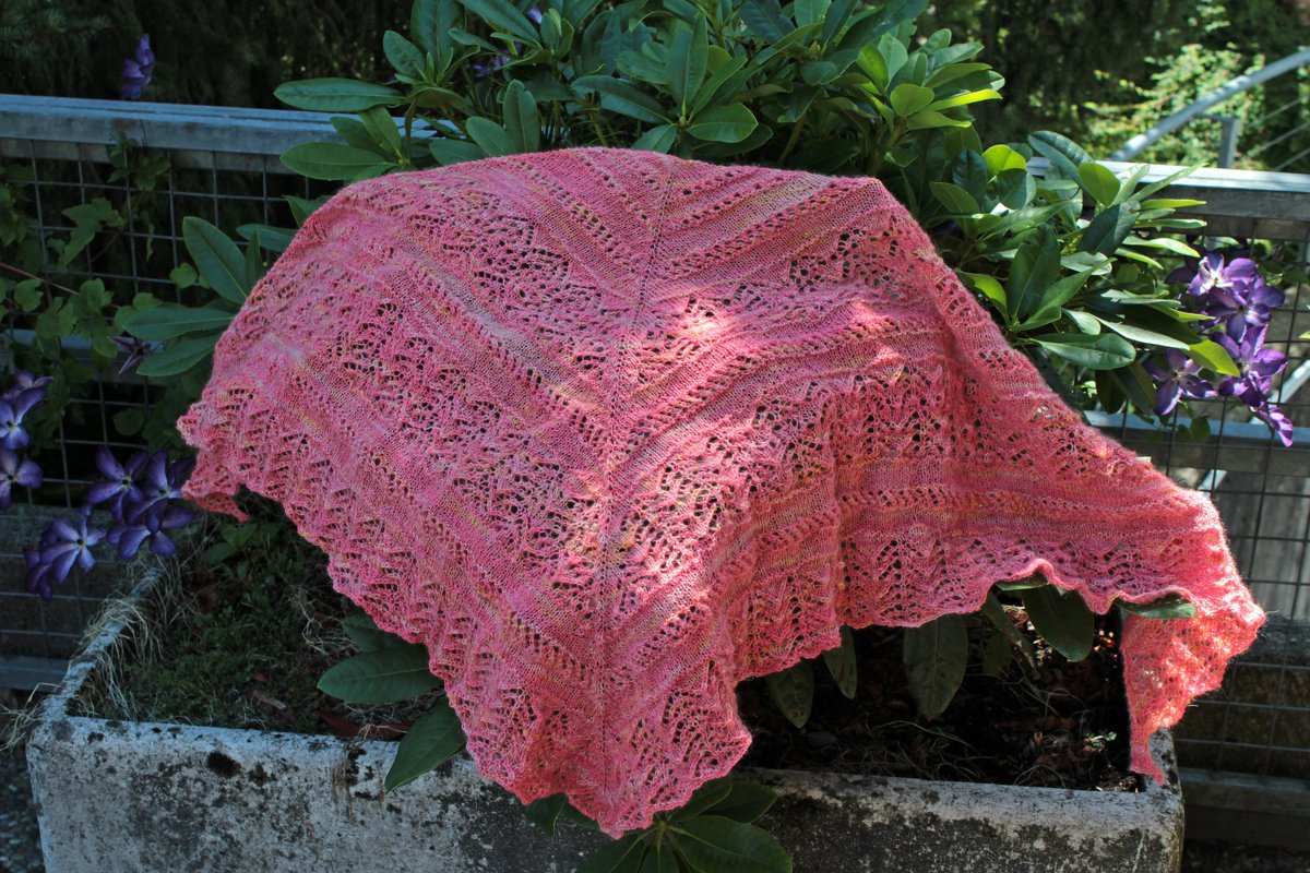 Strickanleitung - Tuch "Sunset"