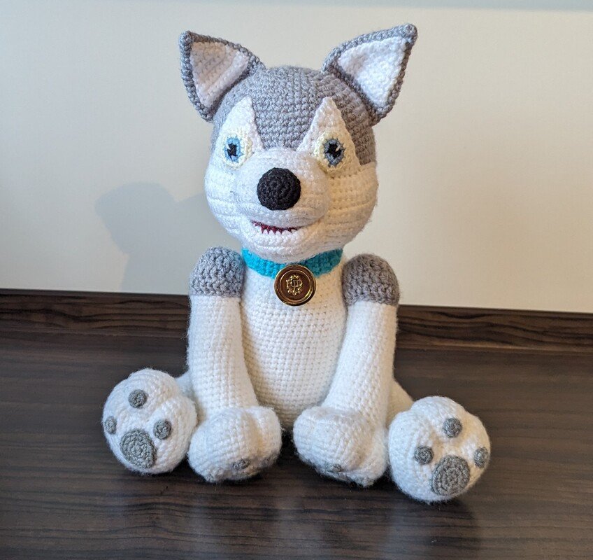 Grace die Husky Dame Häkelanleitung