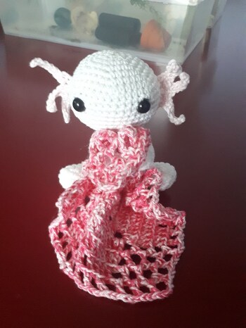 I love this pattern, but I also have Axolotls as a house animal.