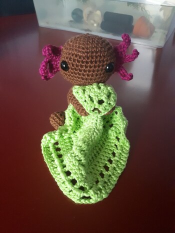 I love this pattern, but I also have Axolotls as a house animal.