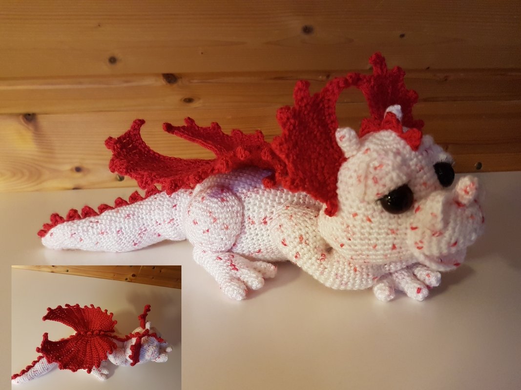 Häkelanleitung Drachenmädchen &quot;Aquamarina&quot;