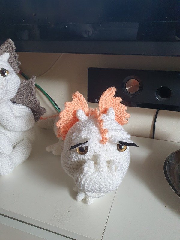 Häkelanleitung Drachenmädchen &quot;Aquamarina&quot;