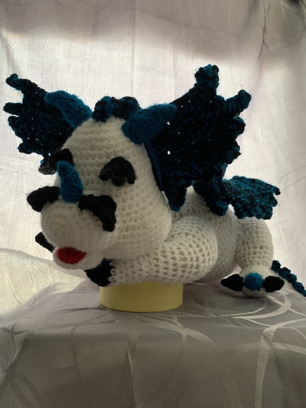 Häkelanleitung Drachenmädchen "Aquamarina"