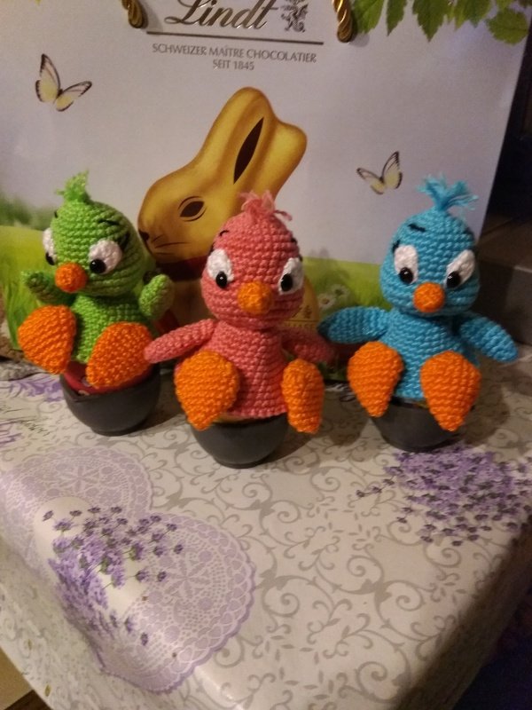 Häkelanleitung Küken Eierwärmer