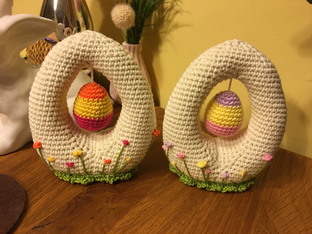 Hello Spring - Egg-Shape Decoration - Crochet Pattern