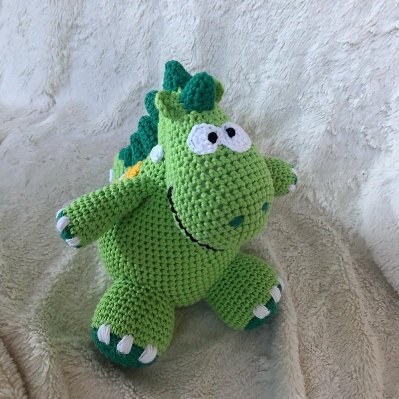 Häkelanleitung "Dabu der dicke Drache"