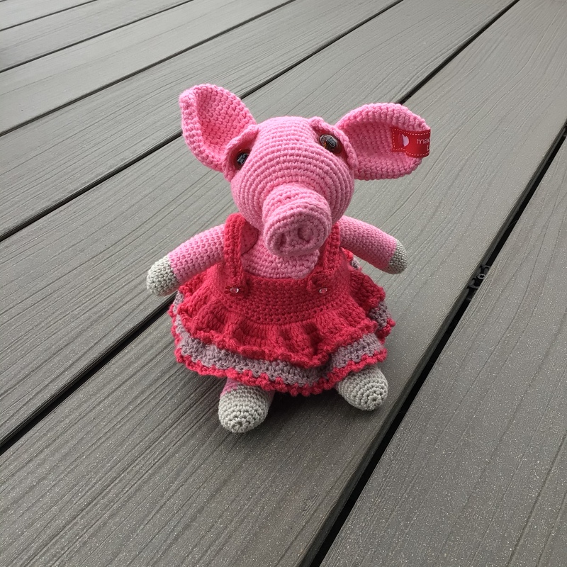 Häkelanleitung Amigurumi Kleines Schweinchen "Schnitzel"