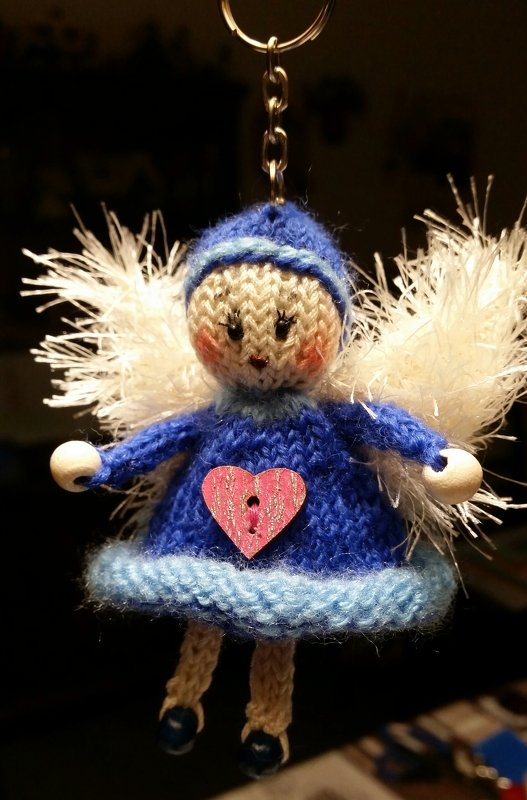 Strickanleitung Engelchen - Schutzengel - Taschenbaumler