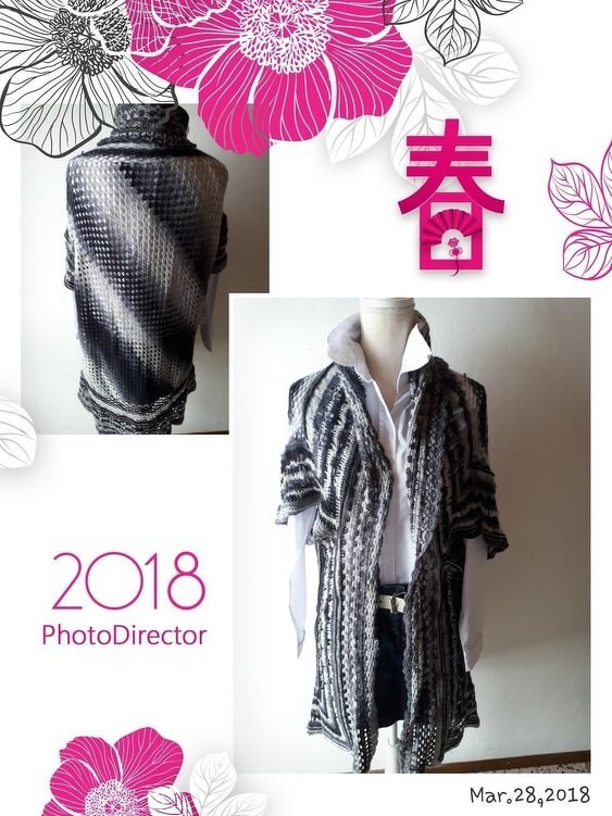 Häkelanleitung Seelenwärmer / Weste / Shrug Meadow