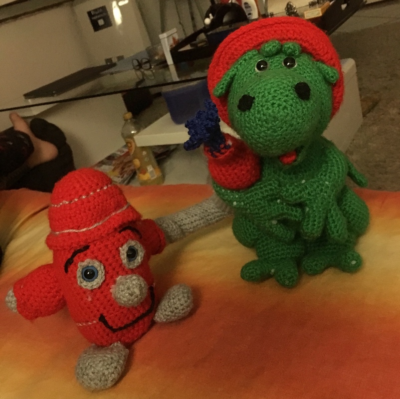 "Löschi der kleine Drache" und sein "Wasser-Marsch"